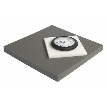 Partners Brand Soft Foam Sheets, 1/2" x 8" x 8", White, PK216 FSW8805