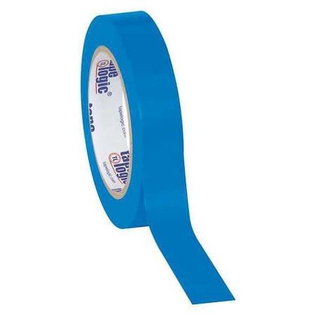 Partners Brand Tape Logic Solid Vinyl Safety Tape, 6.0 Mil, 1" x 36 yds, Blue, PK48 T9136B