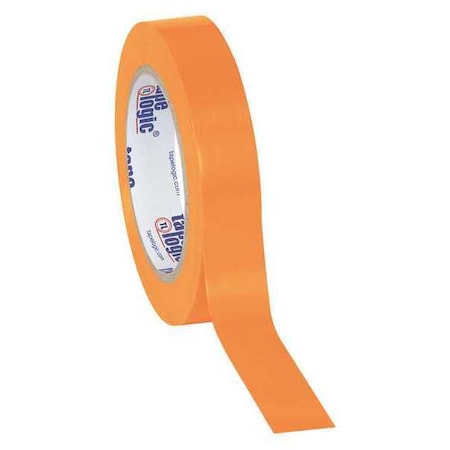 Partners Brand Tape Logic Solid Vinyl Safety Tape, 6.0 Mil, 1" x 36 yds, Orange, PK48 T9136O