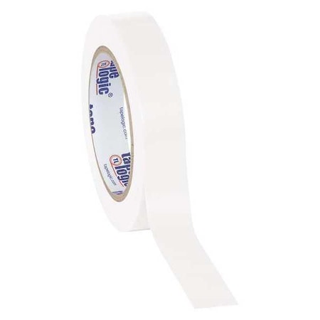 Partners Brand Tape Logic Solid Vinyl Safety Tape, 6.0 Mil, 1" x 36 yds, White, PK48 T9136W