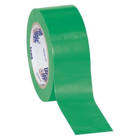 Partners Brand Tape Logic Solid Vinyl Safety Tape, 6.0 Mil, 2" x 36 yds., Green, PK3 T92363PKG