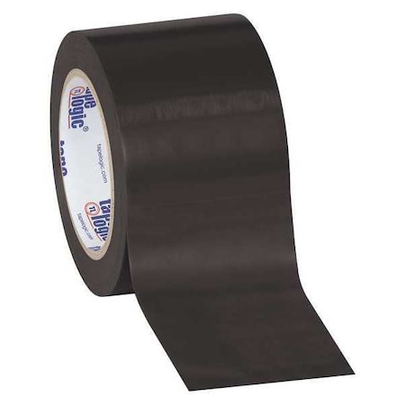 Partners Brand Tape Logic Solid Vinyl Safety Tape, 6.0 Mil, 3" x 36 yds., Black, PK3 T93363PKBL