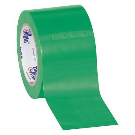 Partners Brand Tape Logic Solid Vinyl Safety Tape, 6.0 Mil, 3" x 36 yds., Green, PK16 T9336G