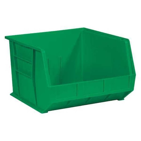 Partners Brand Hang & Stack Storage Bin, Green, 3 PK BINP1816G