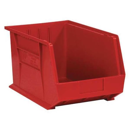 Partners Brand Hang & Stack Storage Bin, Red, 6 PK BINP1087R