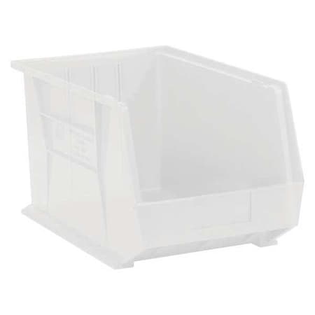 Partners Brand Hang & Stack Storage Bin, Clear, 4 PK BINP1611CL