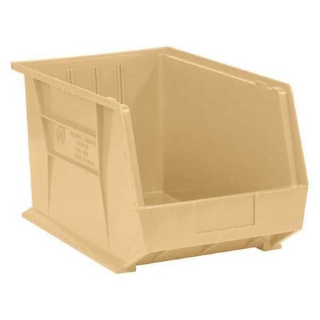 Partners Brand Hang & Stack Storage Bin, Ivory, 18 in W, 11 in L, 4 PK BINP1811V
