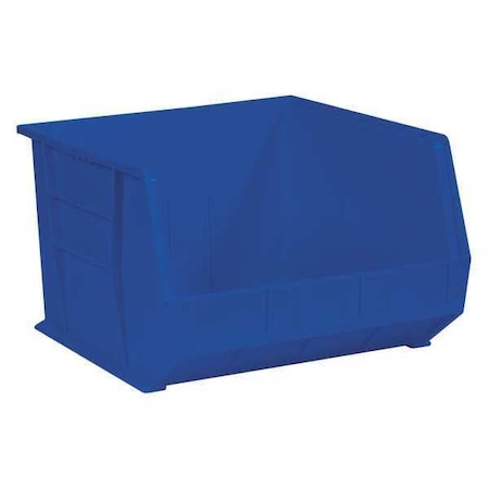 Partners Brand Hang & Stack Storage Bin, Blue, 3 PK BINP1816B