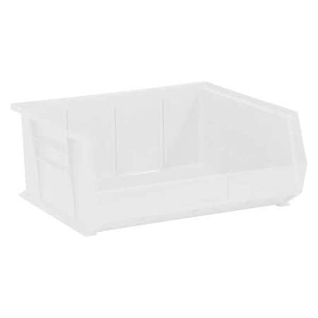 Partners Brand Hang & Stack Storage Bin, Clear, 6 PK BINP1516CL
