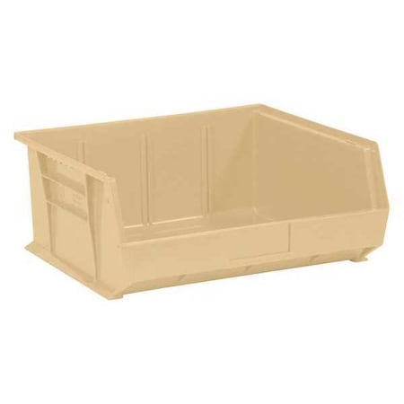Partners Brand Hang & Stack Storage Bin, Ivory, 14.8 in W, 16.5 in L, 6 PK BINP1516V