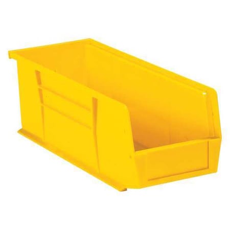 Partners Brand Hang & Stack Storage Bin, Yellow, 12 PK BINP1555Y