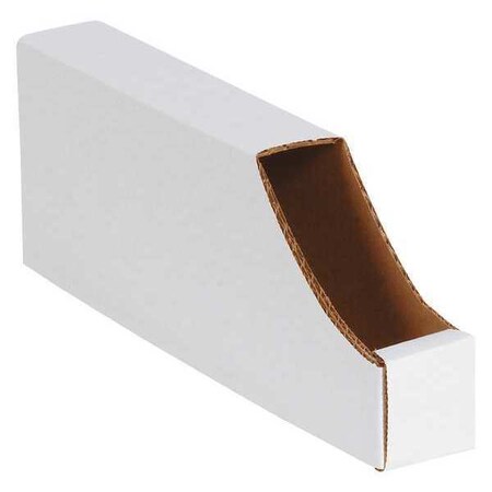 Partners Brand Hang & Stack Storage Bin, White, 50 PK BINB212