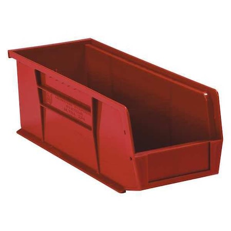 Partners Brand Hang & Stack Storage Bin, Red, 12 PK BINP1144R