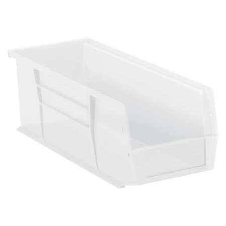 Partners Brand Hang & Stack Storage Bin, Clear, 12 PK BINP1144CL