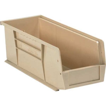 Partners Brand Hang & Stack Storage Bin, Ivory, 14.8 in W, 5.5 in L, 12 PK BINP1555V
