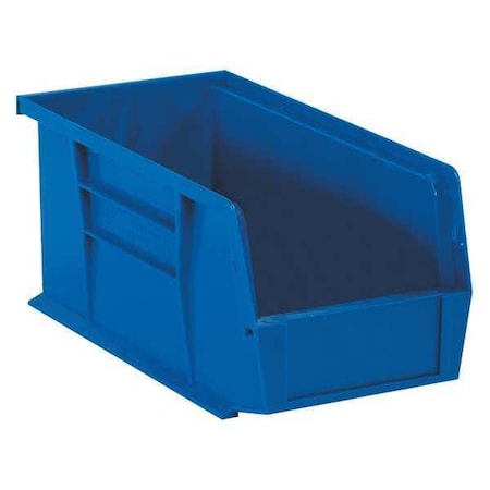 Partners Brand Hang & Stack Storage Bin, Blue, 14.8 in W, 8.3 in L, 12 PK BINP1487B