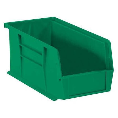 Partners Brand Hang & Stack Storage Bin, Green, 12 PK BINP1487G