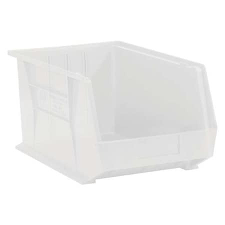Partners Brand Hang & Stack Storage Bin, Clear, 24 PK BINP0543CL