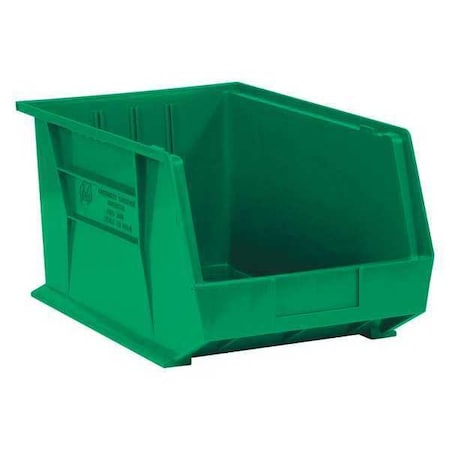 Partners Brand Hang & Stack Storage Bin, Green, 24 PK BINP0543G
