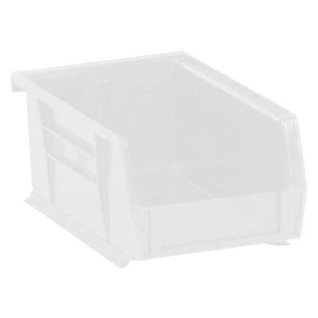 Partners Brand Hang & Stack Storage Bin, Clear, 12 PK BINP0965CL