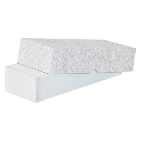 Partners Brand 10 in x 3 1/2 in x 2 in Stationery Set-Up Cartons, Gray, Fiberboard, 100 PK BC4