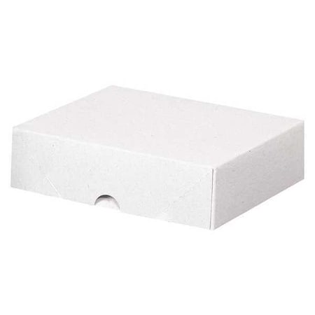 Partners Brand 6 in x 7 in x 2 in Stationery Folding Cartons, White, Fiberboard, 200 PK BCF27