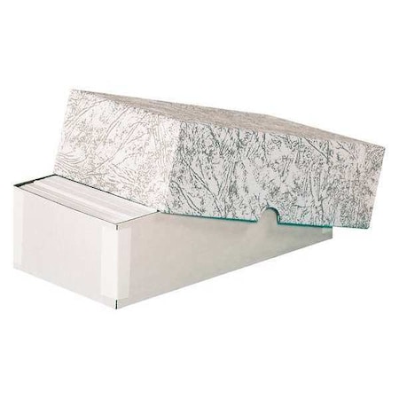 Partners Brand 7 in x 3 1/2 in x 2 in Stationery Set-Up Cartons, Gray, Fiberboard, 100 PK BC2