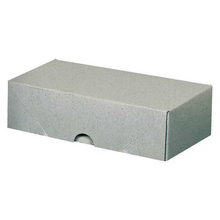 Partners Brand 7 in x 3 1/2 in x 2 in Stationery Folding Cartons, White, Fiberboard, 200 PK BCF22