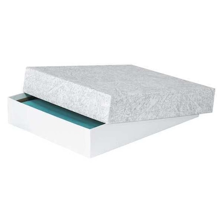 Partners Brand 8 1/2 in x 11 in x 2 in Stationery Set-Up Cartons, Gray, Fiberboard, 40 PK LH2