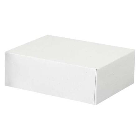 Partners Brand 8 5/8 in x 6 1/2 in x 3 in Stationery Folding Cartons, White, Fiberboard, 200 PK S5