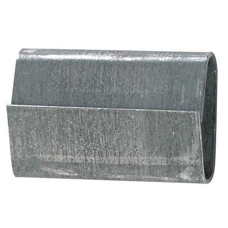 Partners Brand Steel Strapping Seals, Closed/Thread On Regular Duty, 5/8", Silver, PK5000 SS58SEAL