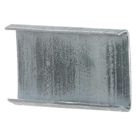 Partners Brand Steel Strapping Seals, Open/Snap On Regular Duty, 3/4", Silver, PK5000 SS34OPEN