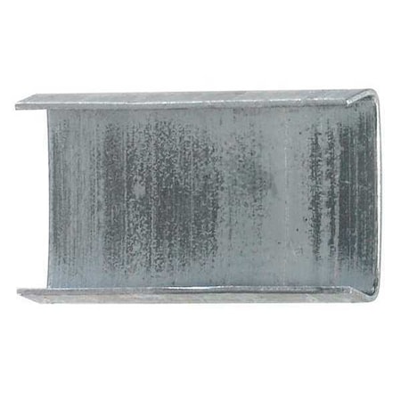 Partners Brand Steel Strapping Seals, Open/Snap On Regular Duty, 1/2", Silver, PK5000 SS12OPEN