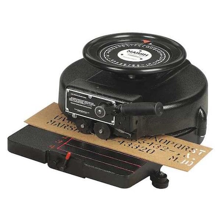 Marsh Stencil Machine, 1/2", Black STMA12
