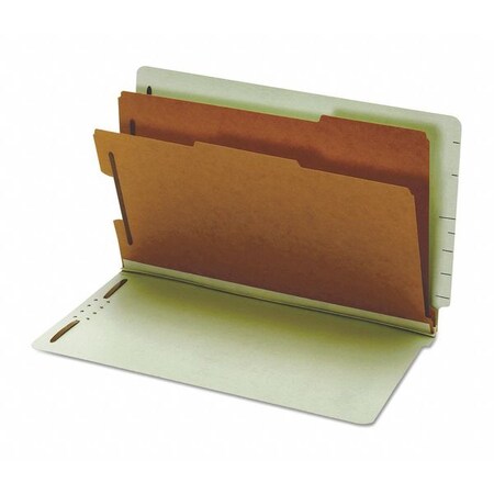 Pendaflex End Tab Classification Folder 8-1/2 x 14", Legal 6 Section, Pk10 23324