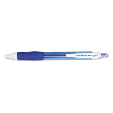 Paper Mate Roller Ball Gel Pen, Blue, Med, PK12 1746325