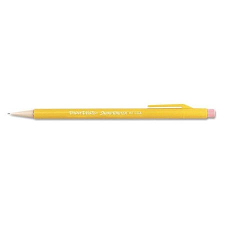 Paper Mate Mechanical Pencil, 0.7mm, Yello, PK36 1921221