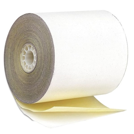 Pm Company TellerWindowRoll, 3"x90ft., Wht/Canry, PK50 8963