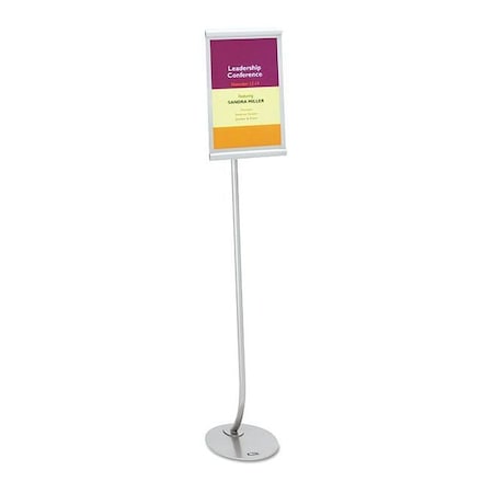 Quartet Board, Sign Stand, Silver 7922