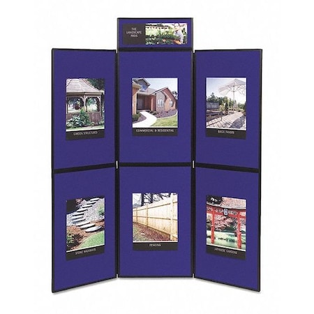 Quartet Display System, 72"x72", Black SB93516Q