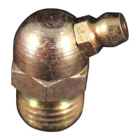 Milton Grease Fitting, Short 65 Deg, 1/4"-18, PK5 S-3212