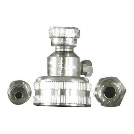 Milton Air and Water Adapter Valve, 3/4" GHT, PK5 S-466