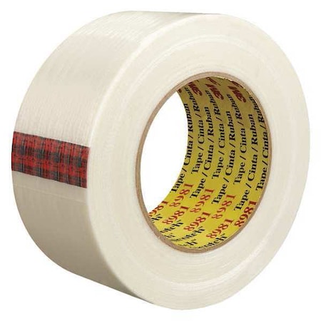 Scotch 3M 8981 Strapping Tape, 6.6 Mil, 2" x 60 yds., Clear, PK24 T9178981