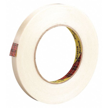 Scotch 3M 898 Strapping Tape, 6.6 Mil, 1/2" x 60 yds., Clear, PK72 T913898