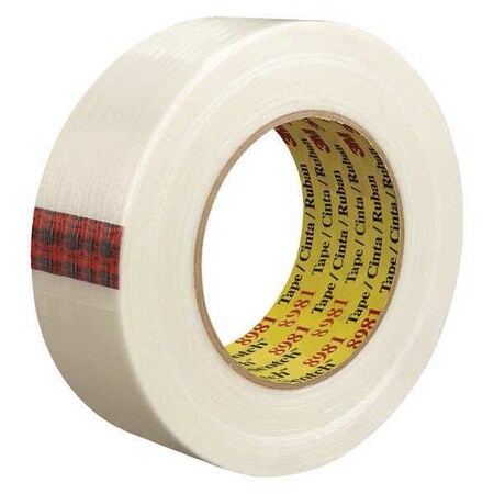 SCOTCH 3M™ 8981 Strapping Tape, 6.6 Mil, 1 1/2" x 60 yds., Clear, 12/Case T916898112PK