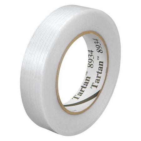 Tartan 3M 8934 Strapping Tape, 4.0 Mil, 1" x 60 yds, Clear, PK36 T9158934