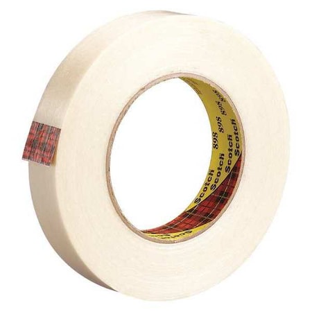Scotch 3M 898 Strapping Tape, 6.6 Mil, 1" x 60 yds., Clear, PK36 T915898