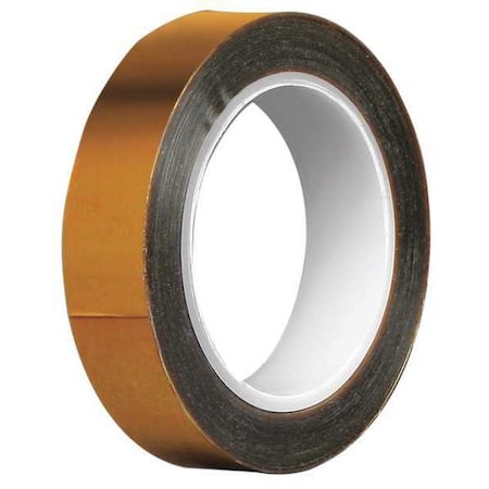 Tapecase Polyimide Tape, Amber, 1" x 5 yd. 2B