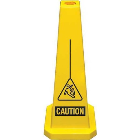 Cortina Safety Products Lamba Cone, w/Caution, 25" 03-600-12CAU