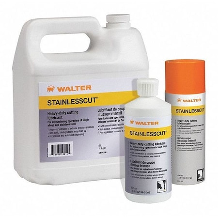 WALTER SURFACE TECHNOLOGIES Cutting Lubricant, SS, 350mL 53B203